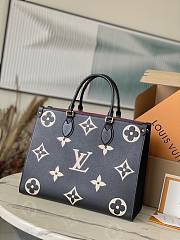 Louis Vuitton LV OnTheGo MM Black Beige 35 x 27 x 14 cm - 4