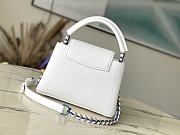 Louis Vuitton LV Capucines Mini Snow White 21cm - 4