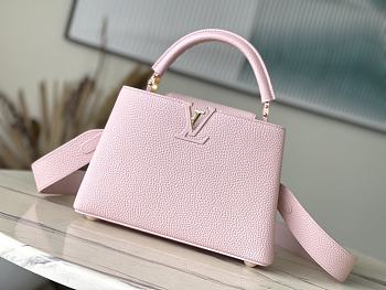 Louis Vuitton LV BB Capucines Pink 27cm