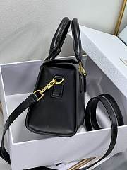 Dior Small Boston Bag Black Box Calfskin 20 x 12.5 x 16.2 cm - 2