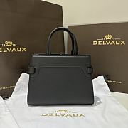 Delvaux Black Crush Bag 19x7x15cm - 4