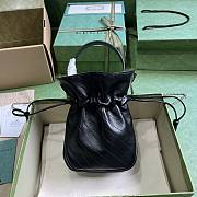 Gucci Blondie Mini Bucket Bag Black 15x19x8cm - 4