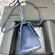 Balenciaga Hourglass Denim 23x10x14cm - 5