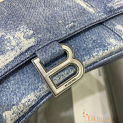 Balenciaga Hourglass Denim 23x10x14cm - 3