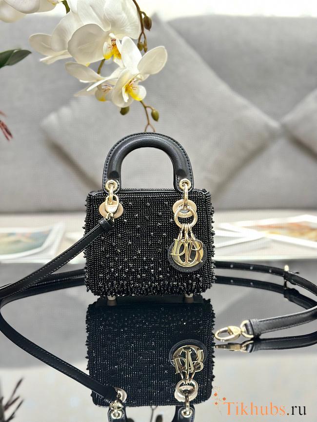  Dior Mini Lady Black 17cm - 1