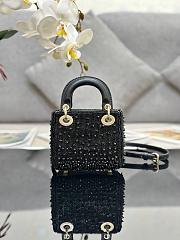  Dior Mini Lady Black 17cm - 3