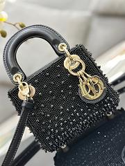  Dior Mini Lady Black 17cm - 2