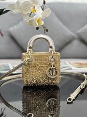 Dior Mini Lady Yellow 17cm - 1