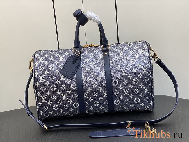 Louis Vuitton LV Keepall Bandoulière 45 Blue 45 x 27 x 20 cm - 1