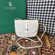 Goyard Small Belvedere Bag White 21x17x7cm - 1