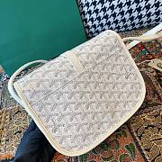 Goyard Small Belvedere Bag White 21x17x7cm - 2