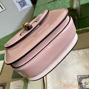 Gucci Bamboo 1947 Mini Top Handle Bag Pink 17x12x7.5cm - 4