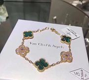 Van Cleef Arpels VCA Bracelet Green Gold - 1