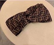 Fendi Brown Silk Bandeau Top - 3