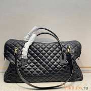 YSL ES Giant Travel Bag In Quilted Leather 56x50x19cm - 6