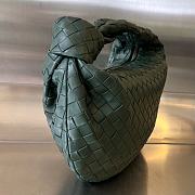 Bottega Veneta Teen Jodie Tote Green 36x21x13cm - 4