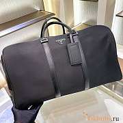 Prada Black Saffiano Leather Duffle Bag 55x33x27cm - 5