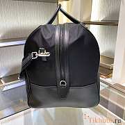Prada Black Saffiano Leather Duffle Bag 55x33x27cm - 3
