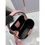 Prada Small Panier Bag Pink 15x16x9.5cm - 5