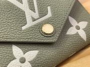 Louis Vuitton LV Victorine Green 12x9.5x1.5cm - 2