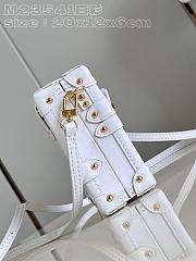 Louis Vuitton LV Petite Malle H27 White 20 x 12.5 x 6 cm - 2