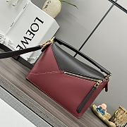 Loewe Small Puzzle Bicolor Shoulder Bag Chocolatebur 24x10.5x16cm - 4