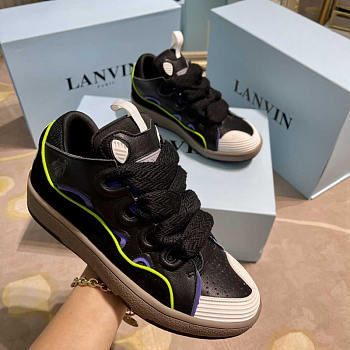 Lanvin Pre-owned Leather Curb Black