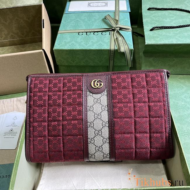 Gucci Mini GG Canvas Pouch 26x20x6cm - 1