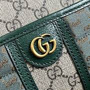 Gucci Mini GG Canvas Shoulder Bag Green 21.5x14x7cm - 3