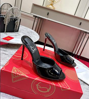 Christian Louboutin Me Dolly 100mm Mules Black Patent