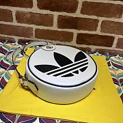 Adidas x Gucci Ophidia Small White Shoulder Bag 22x22x7cm - 5