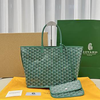 Goyard Anjou PM Bag Tan Green 47x28x15cm