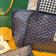 Goyard Anjou PM Bag Tan Navy Blue 47x28x15cm - 4