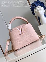 Louis Vuitton LV Capucines Milky Way Pink 21x14x8cm - 1