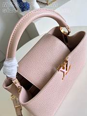 Louis Vuitton LV Capucines MM Milky Way Pink 31.5x20x11cm - 6