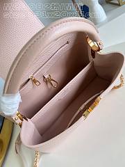 Louis Vuitton LV Capucines MM Milky Way Pink 31.5x20x11cm - 5