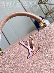 Louis Vuitton LV Capucines MM Milky Way Pink 31.5x20x11cm - 3