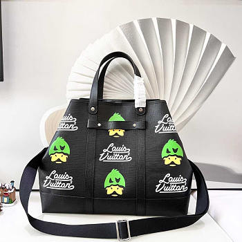 Louis Vuitton x Nigo Tote Journey Black 60 x 37 x 15.5 cm