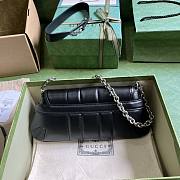 Gucci Horsebit Chain Small Shoulder Bag Black 27x11.5x5cm - 4