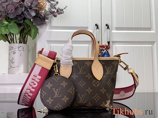 Louis Vuitton LV Neverfull BB Peony Pink 24x9x14cm - 1