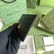 Gucci GG Marmont Card Case Black 10x7cm - 4