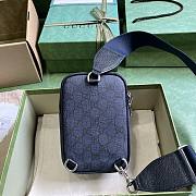 Gucci Ophidia GG Mini Bag Blue Black 18x12x6.9cm - 3