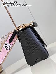 Louis Vuitton LV Twist MM Black Epi 23 x 17 x 9.5 cm - 6