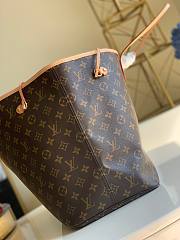 Louis Vuitton Neverfull Shopping Bag M41177 Monogram With Red - 3