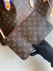 Louis Vuitton Neverfull Shopping Bag M41177 Monogram With Red - 6