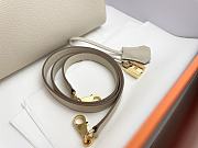 Hermes Kelly 25 Togo White Gold Hardware 25cm - 6