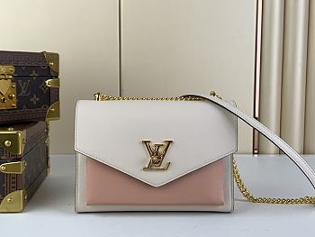 Louis Vuitton LV Mylockme Chain Bag Pink 22.5 x 17 x 5.5 cm