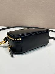 Prada Odette Leather Mini Bag Black 18.5x13x6.5cm - 6