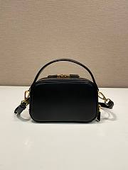 Prada Odette Leather Mini Bag Black 18.5x13x6.5cm - 2