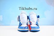 Nike Air Jordan 1 Off White University Blue Sneakers - 4